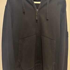 STONE ISLAND ZIP UP HOODIE
